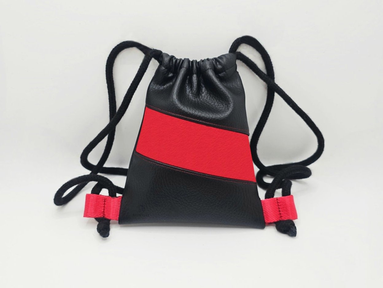 Mini Zaino - Nero/Rosso