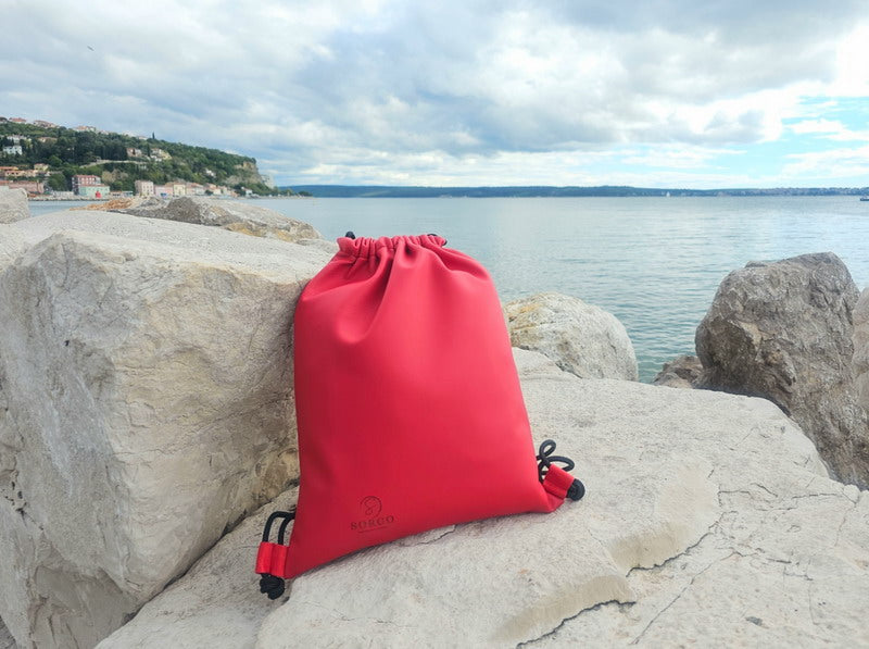 Zaino con coulisse - Rosso