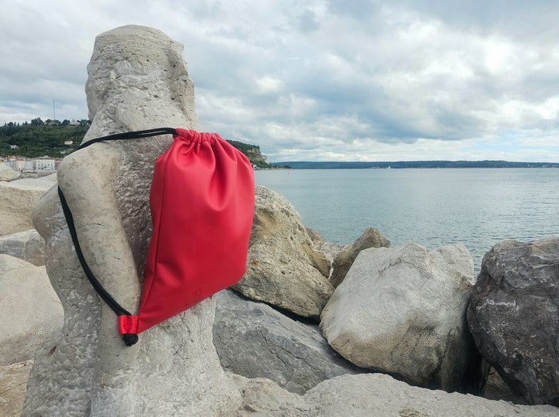 Zaino con coulisse - Rosso