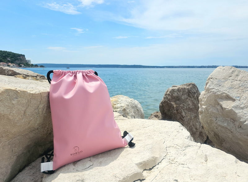 Zaino con coulisse - Rosa