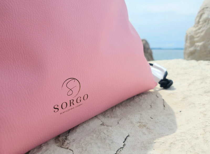 Zaino con coulisse - Rosa