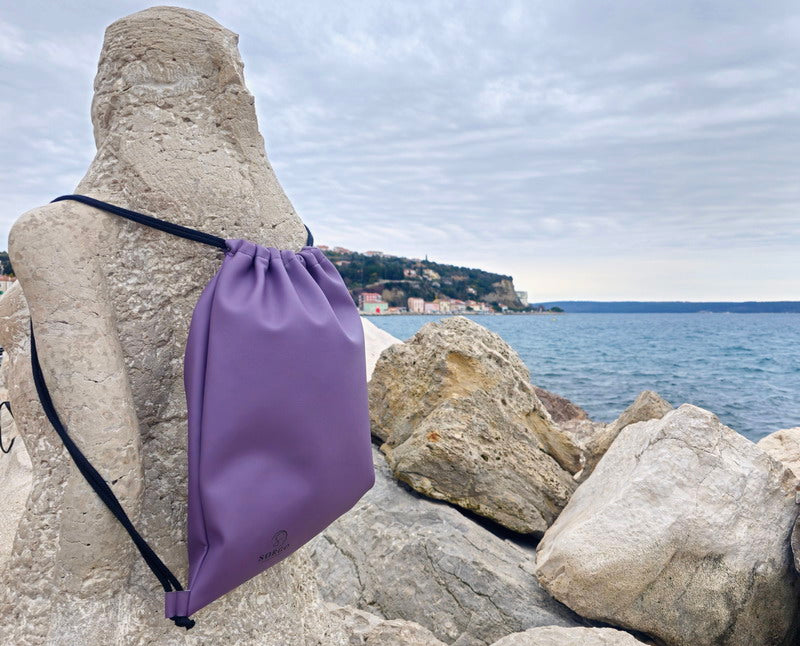 Zaino con coulisse - Viola