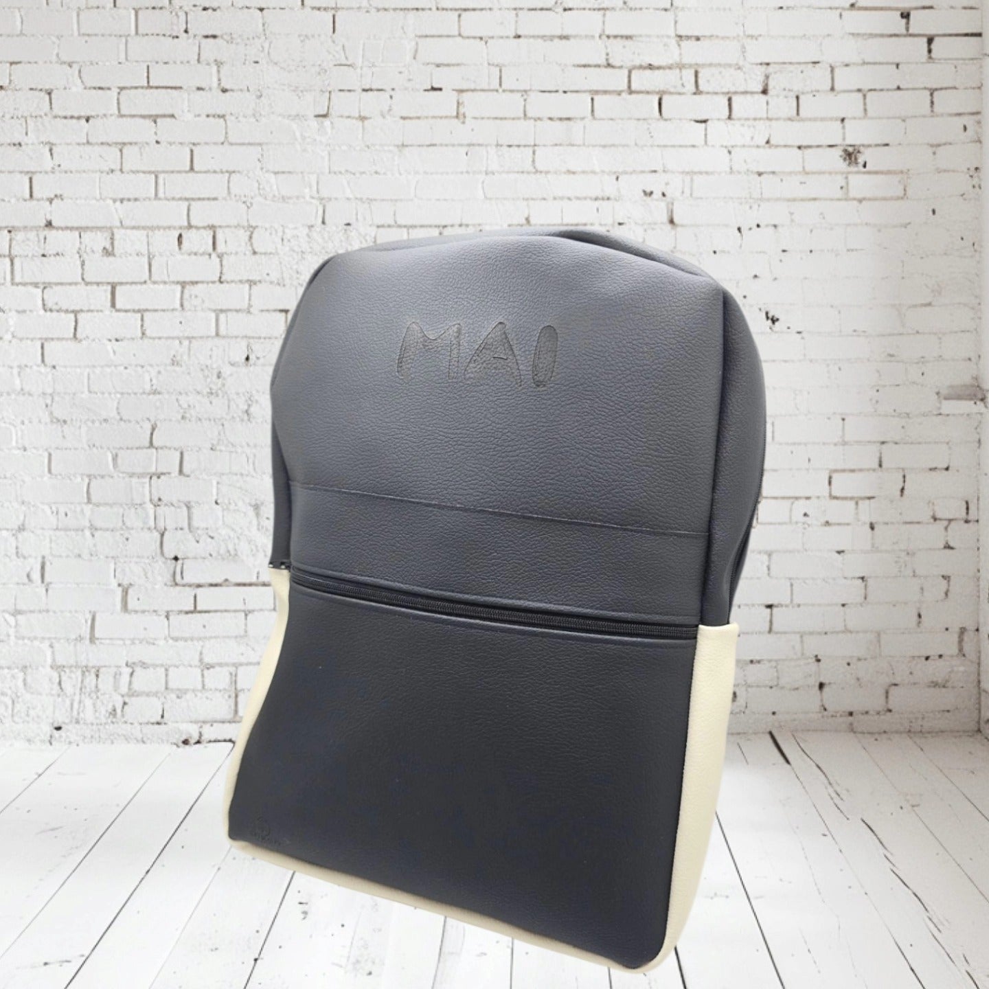 Backpack - Cream/Black with name – SORGO