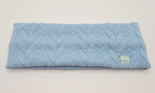 Fascia per capelli - Maglia/Azzurro chiaro