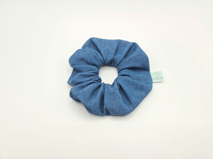 Scrunchie - Jeans/Temno moder