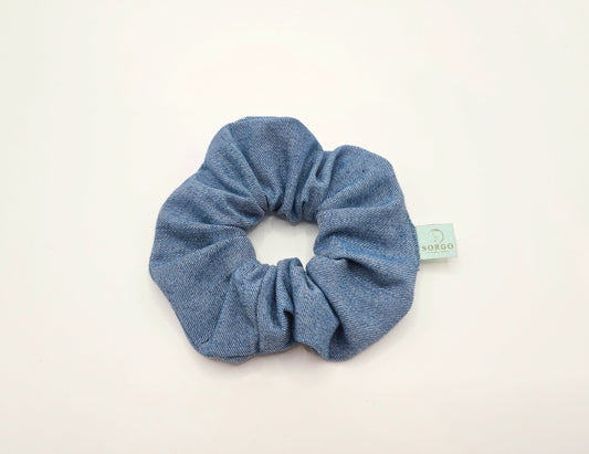 Scrunchie - Jeans/Svetlo moder