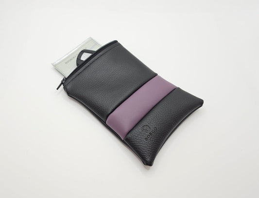 Torbica za dokumente - Vijola/Črna