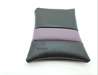 Torbica za dokumente - Vijola/Črna