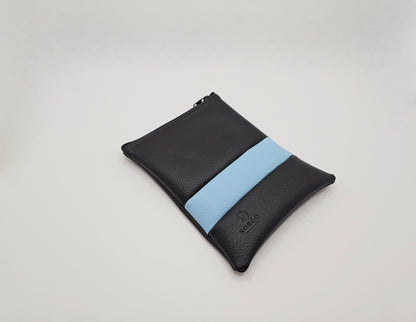 Torbica za dokumente - Baby Blue/Črna