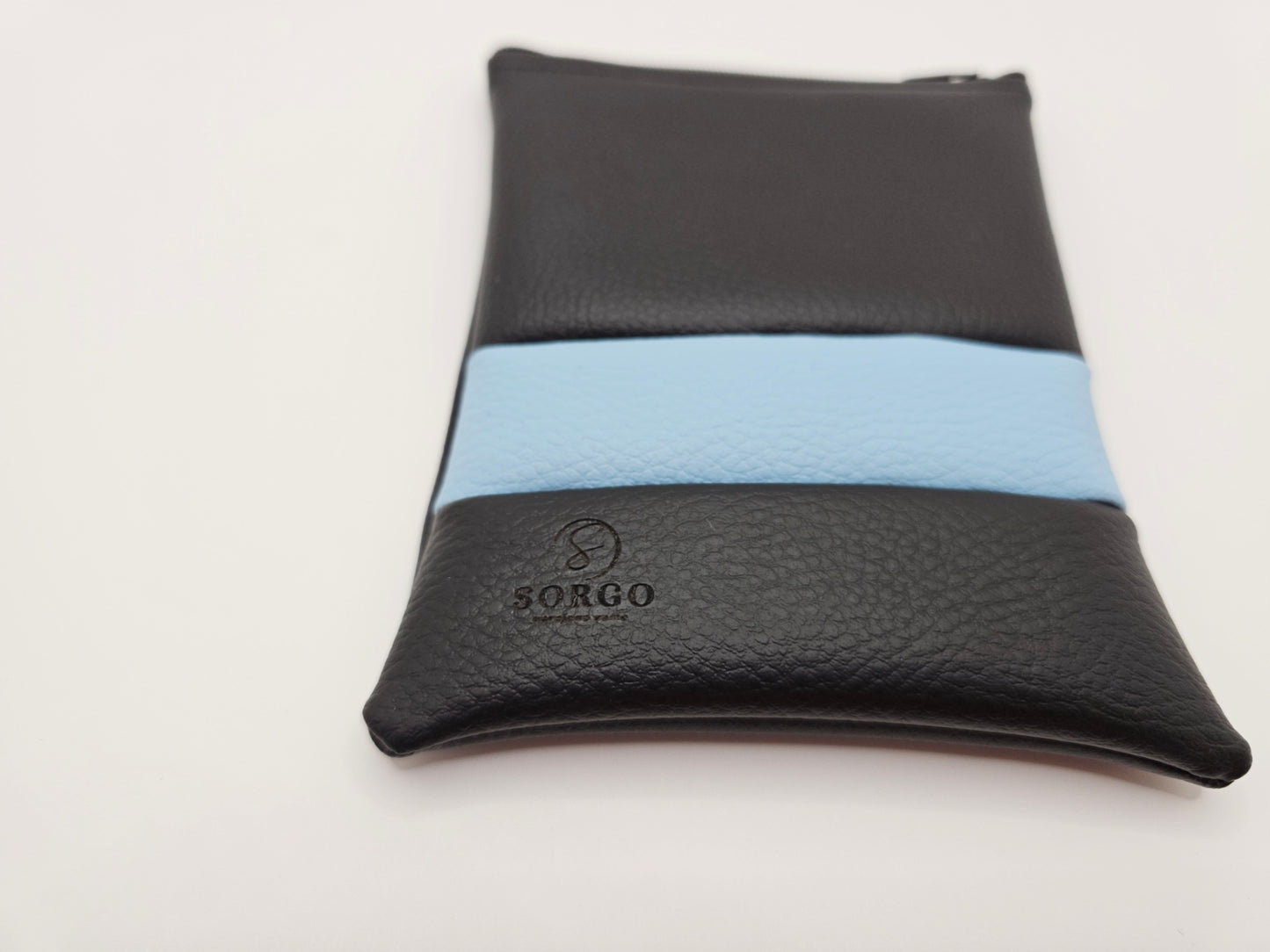 Torbica za dokumente - Baby Blue/Črna