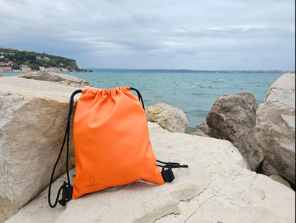 Nahrbtnik na vrvice - Oranžen